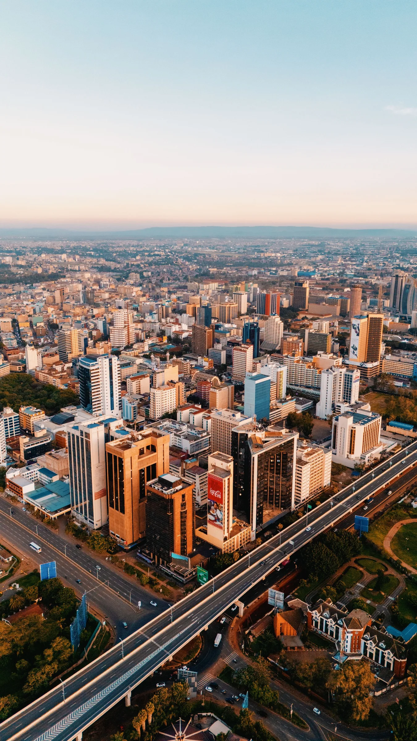 A lovely view of Johannesburg